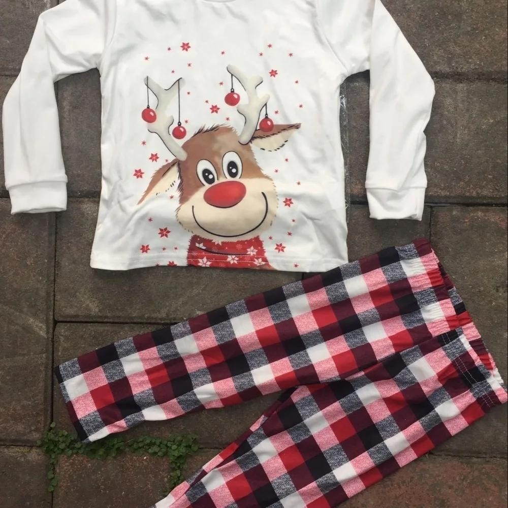 LIONVI Men's XL Christmas Pajama Set Cotton Xmas Deer Holiday Pajama Dad
