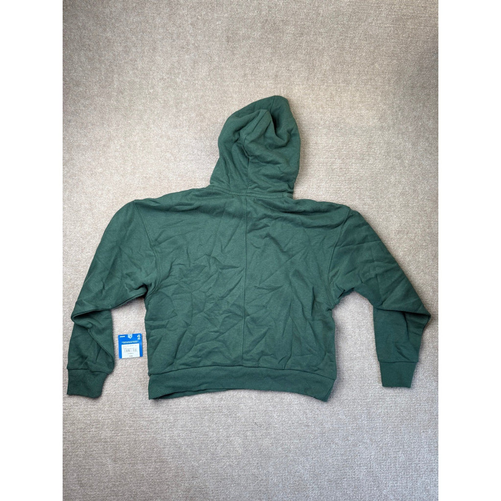 MSRP $48 Arizona Womens XS Green Leisure Club Juniors Long Sleeve Active Hoodie