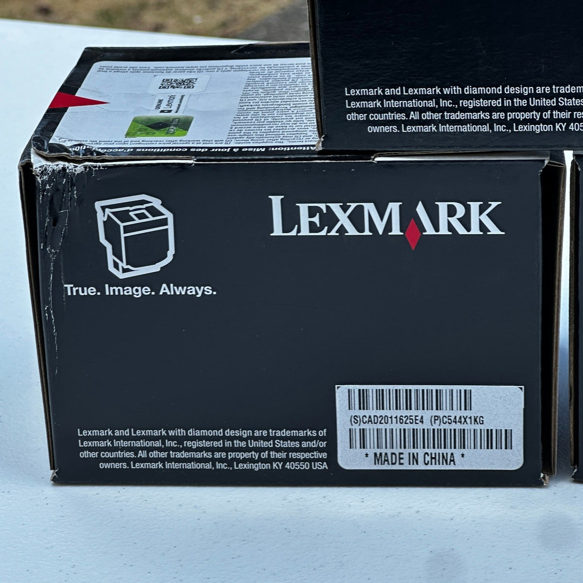 Set of 3 Genuine Lexmark C544X1KG Black Extra High Yield Toner Cartridge C544 C5