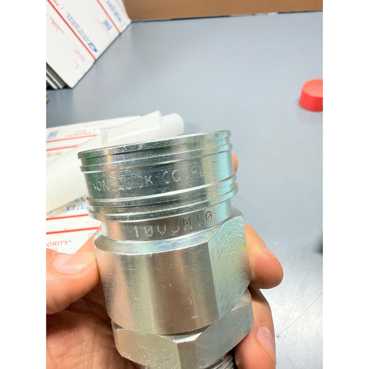 Dixon 10VJM10 Hydraulic Quick Disconnect Coupling, 1-1/4" Size, 1-5/8"-12 Thread