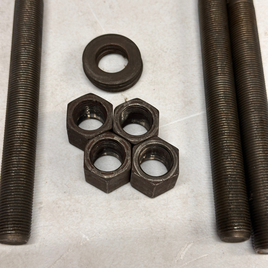 Set of 2 Dayton Parts 361-474 U-Bolt 3/4" x 4" x 12" Semi Round Top Kit