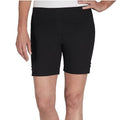 MSRP $40 Hearts Of Palm Womens 18 Black Mid Rise Pull-On Shorts