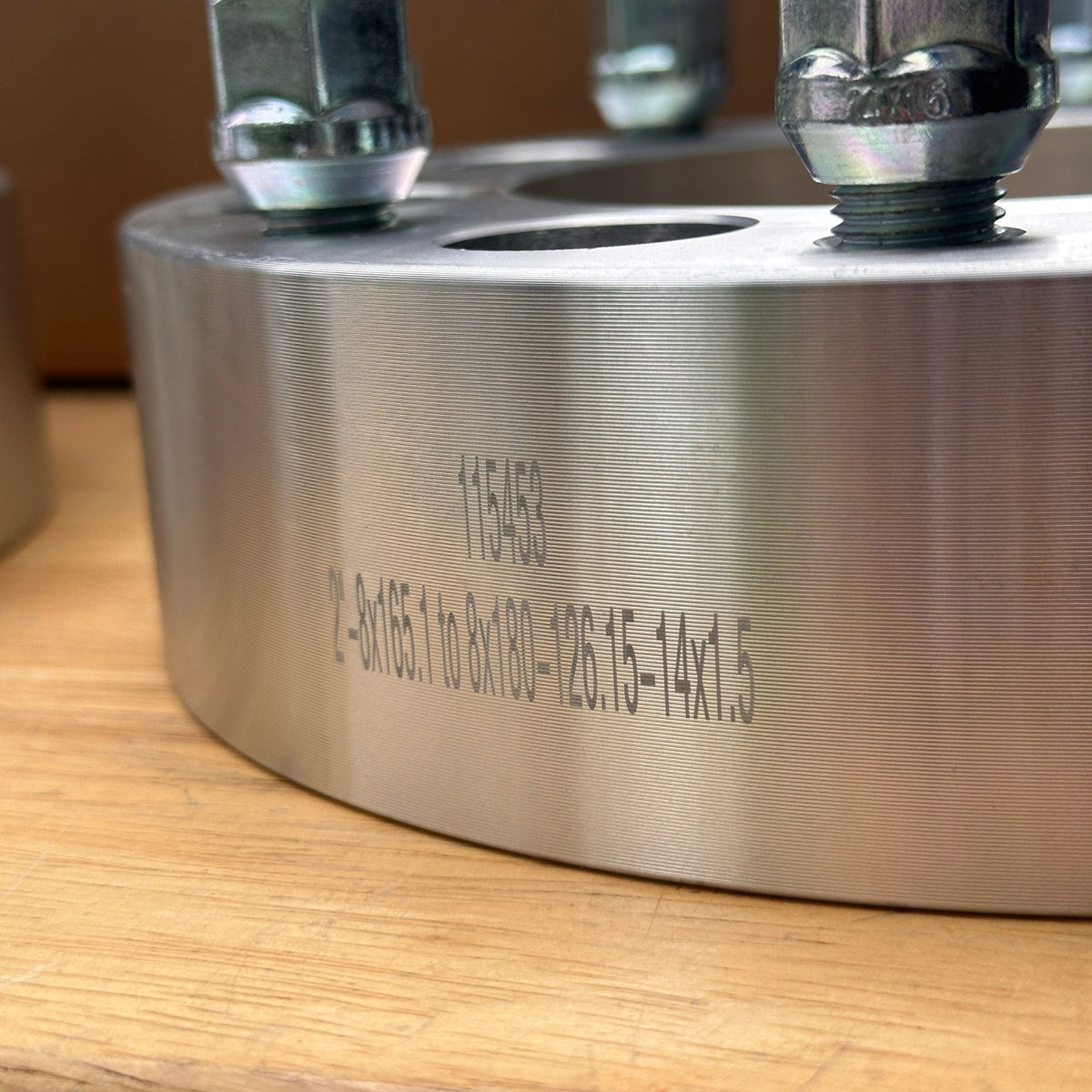 Set of 4 GDSMOTU 2" Wheel Adapters 8x6.5 to 8x180, 14x1.5 Studs, 126.15mm Hub