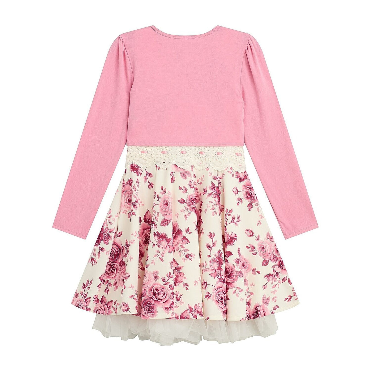 MSRP $74 Byer California Big Kid Girls 16 Pink Floral 2 Piece Dress Set