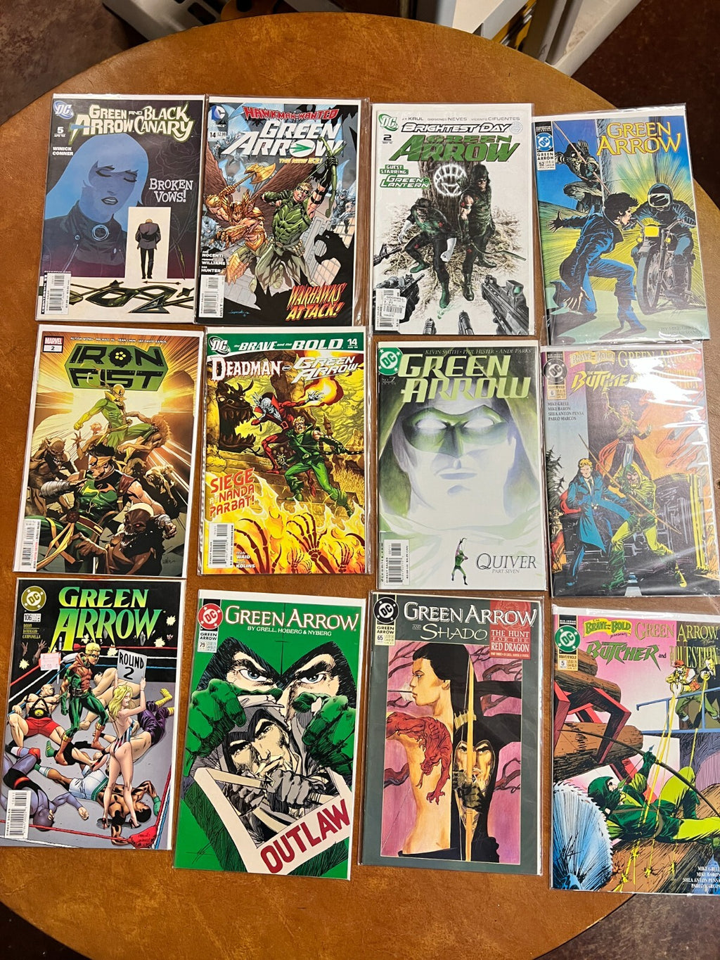 Lot of 12 DC Marvel Comics Brave & Bold, Iron Fist, Green Arrow, Black Canary