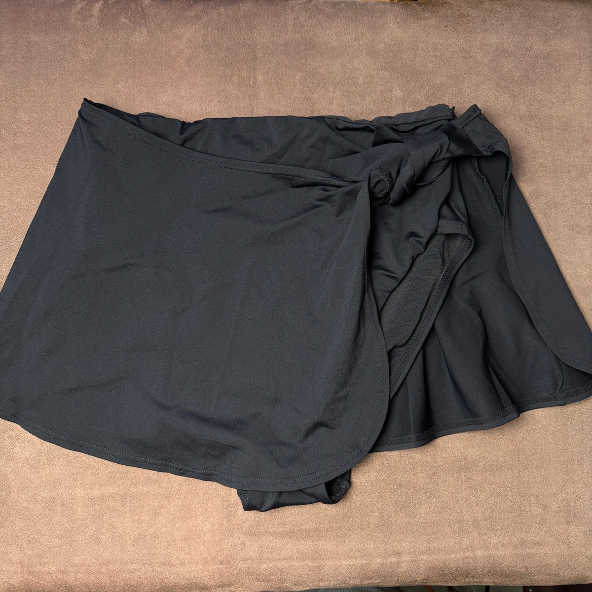 Lands' End Women's 8 Black Swim Skirt Bikini Bottoms