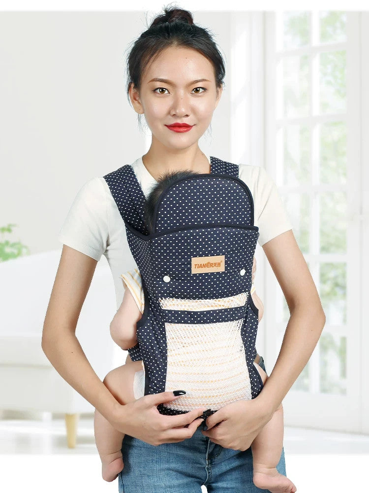 4-in-1 Baby Carrier from Newborn to Toddler Ergonomic Breathable Infant Backpack