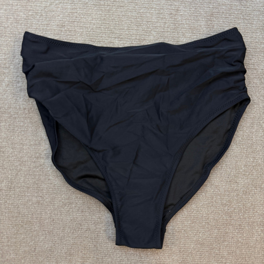MSRP $35 BMJL Women's S Black High Waisted Bikini Set Tummy Control Swimsuit