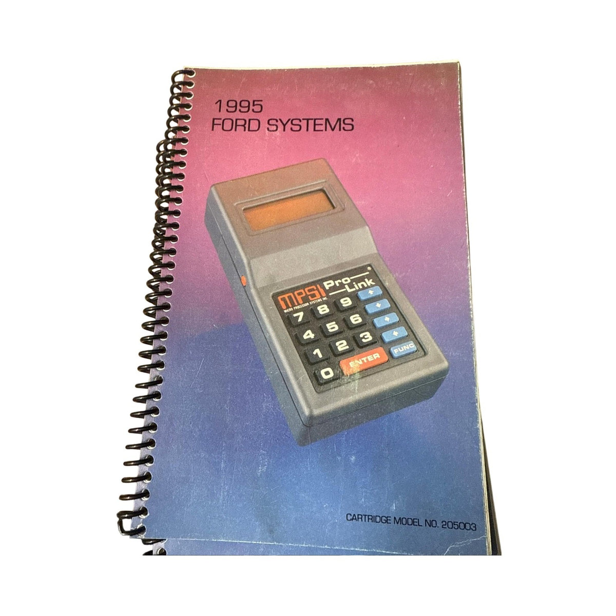 MPSI 1995 FORD SYSTEMS CARTRIDGE MODEL NO. 205003 User Manual Guide