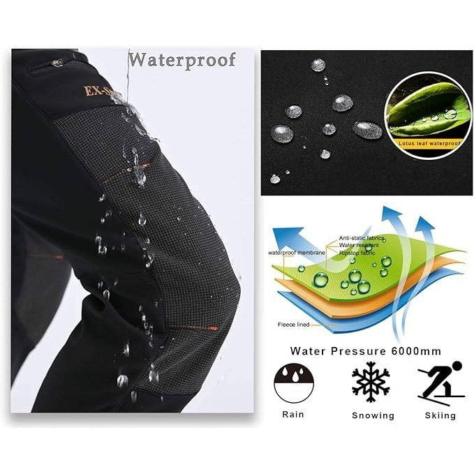 MSRP $55 Postropaky Women's 14R Outdoor Snow Ski Pants Waterproof Hiking