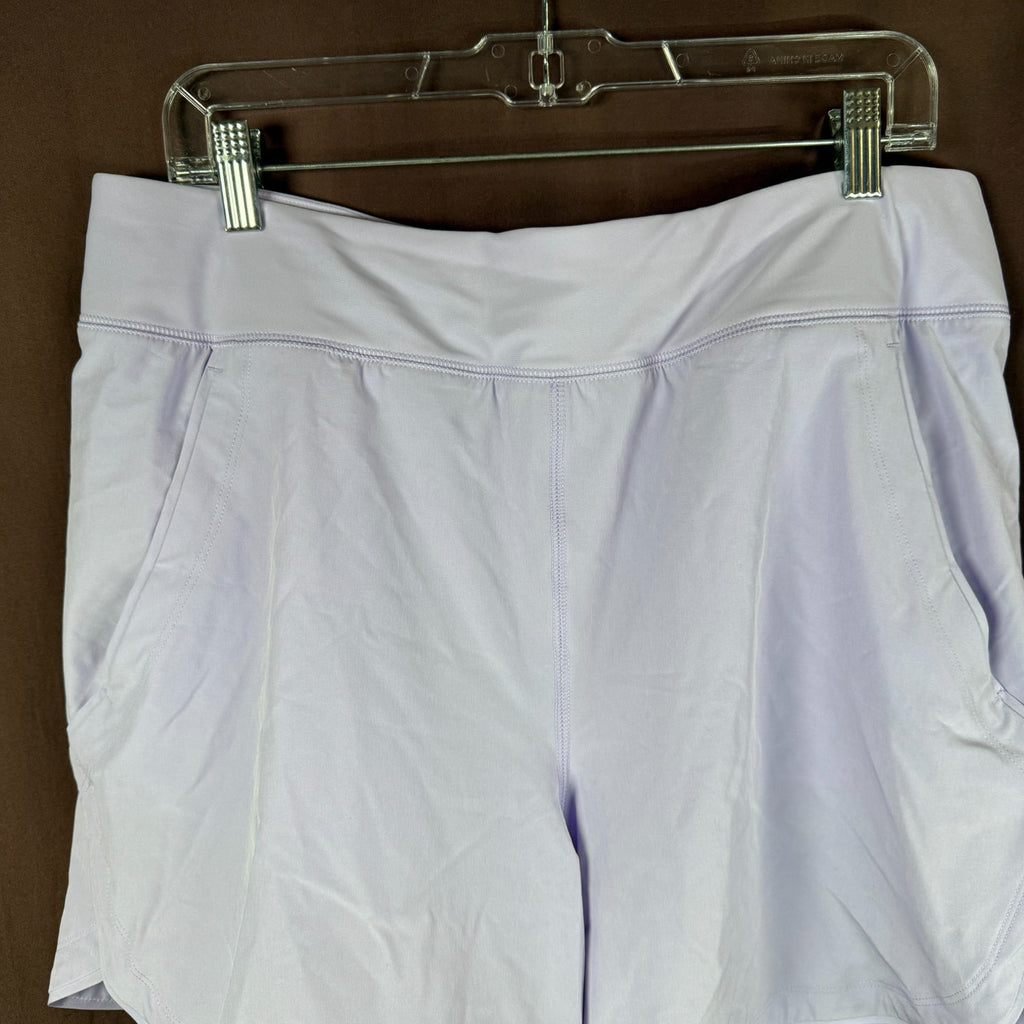 Lands' End Women's 14, 14-18W SunShade UPF 50 5" Board Shorts w/ Panty Lavender