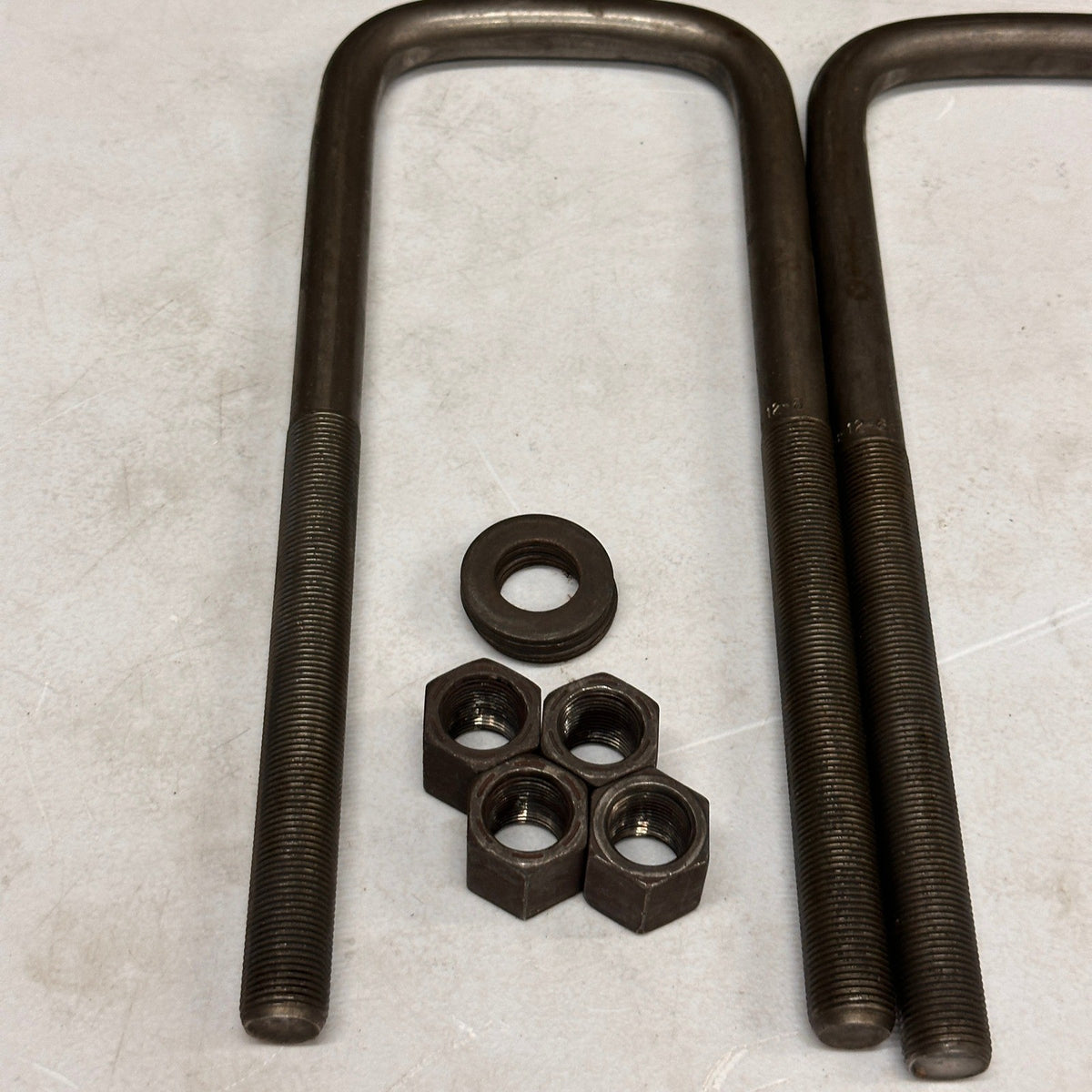 Set of 2 Dayton Parts 361-474 U-Bolt 3/4" x 4" x 12" Semi Round Top Kit