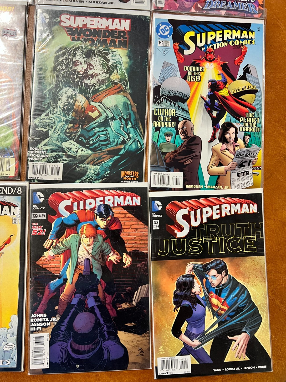 Lot of 12 Dс Comics - Superman , Adventures , Son Of Kal-El , Action Comics
