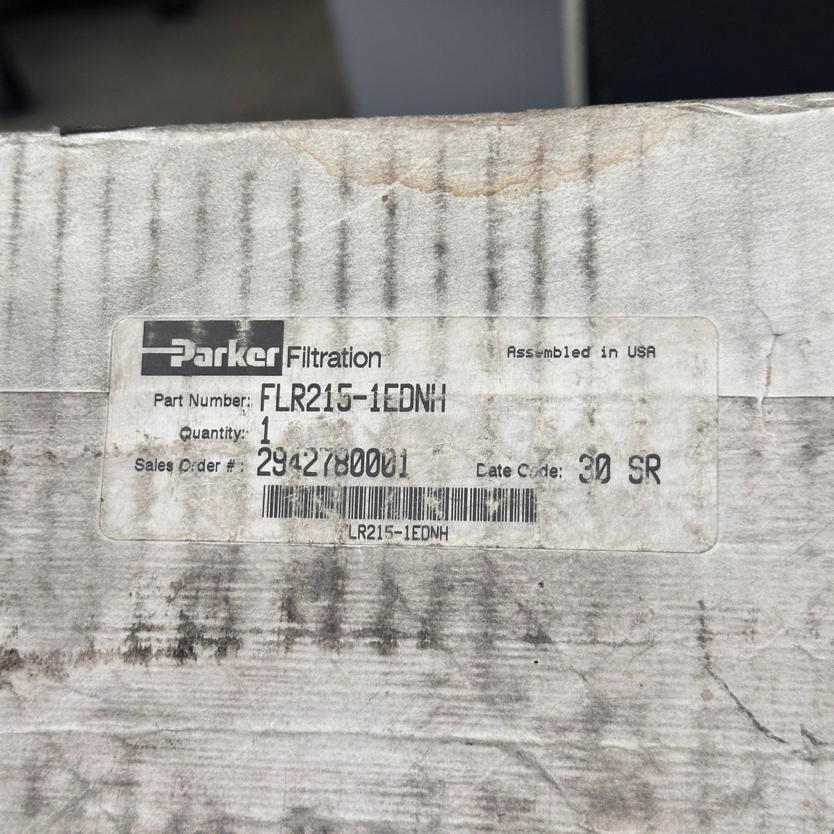 Parker FLR215-1EDNH Hydraulic Filter Division