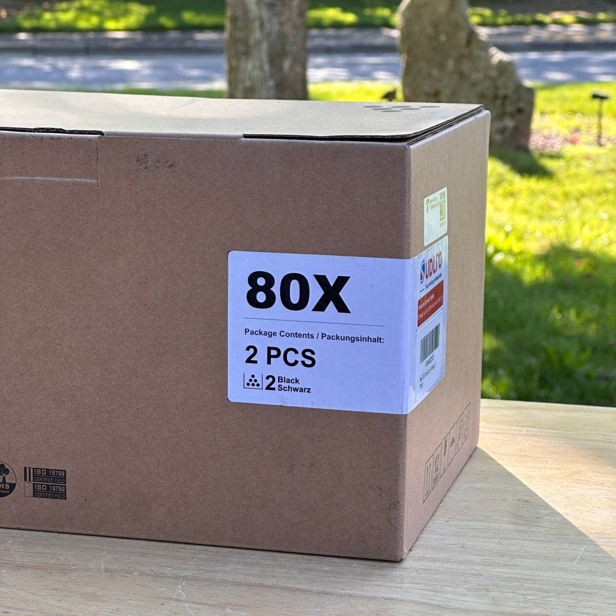 Pack of 2 Sudlto 80X CF280X Toner Cartridge Black High Yield EXP 10/2026 For