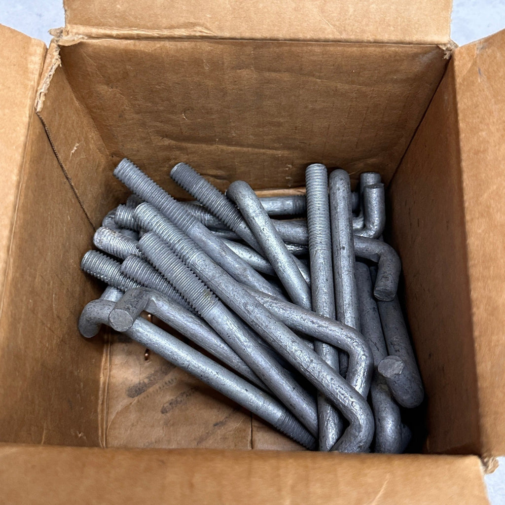 Pack of 25 Perine Danforth 1/2-13 x 6 Anchor Bolts w/ Nuts HDG Hot Dip Galvaniz