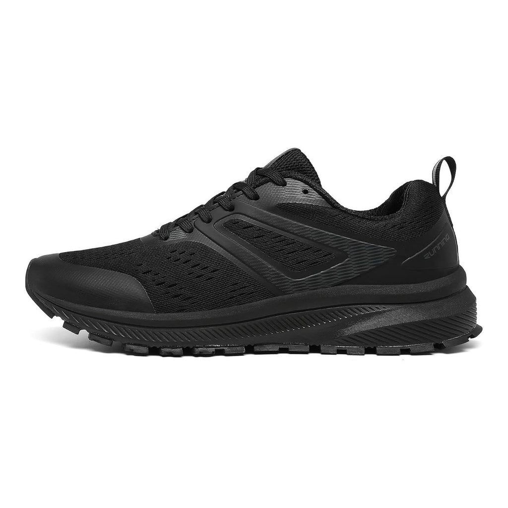 Xianv Men's US 8-10 Black Walking Shoes Lightweight Breathable Athletic Running