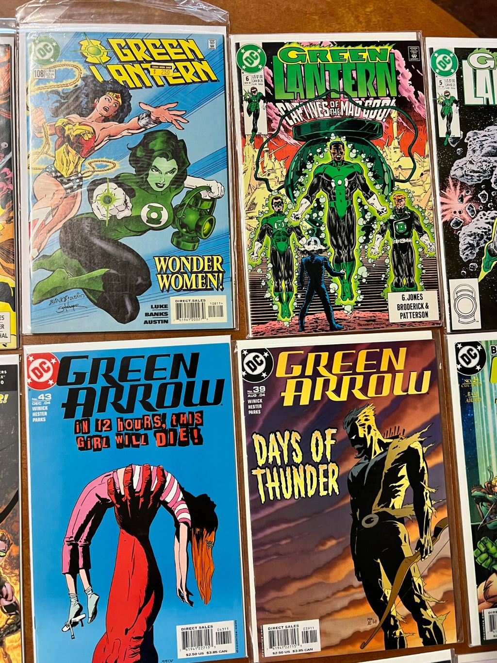 Lot of 15 Dc Comics - Green Arrow, Green Lantern