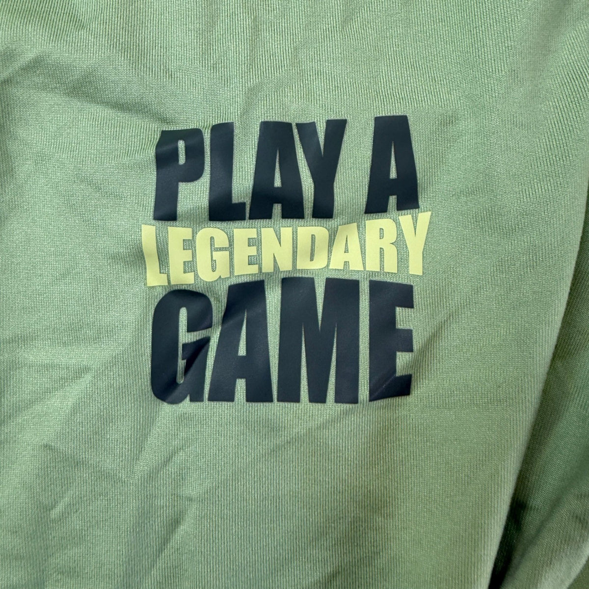 MSRP $16 Xersion Kid Boys L 14/16 Fair Green Short Sleeve Active T-Shirt Crew
