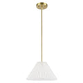 GLOBE Electric x Novogratz 67000103 1-Light Pendant Light Fixture, Matte Bras