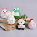 Set of 6 Support Crochet Animal, Emotional Support Amigurumi, Funny Quotes