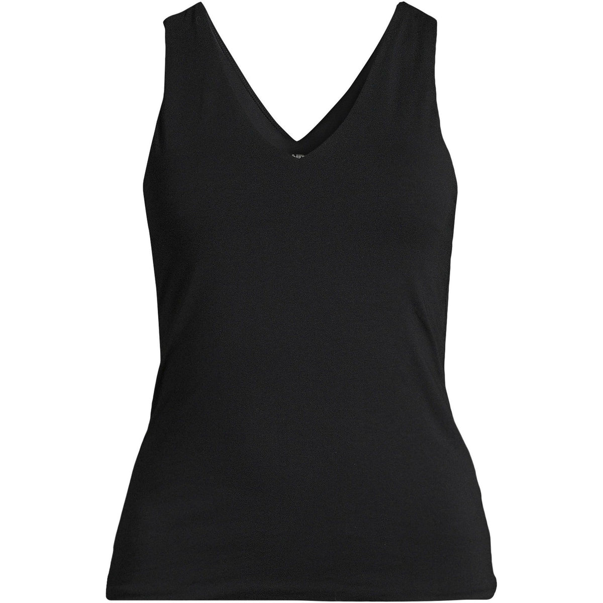 Lands' End Women's S Black Slender Tank Top