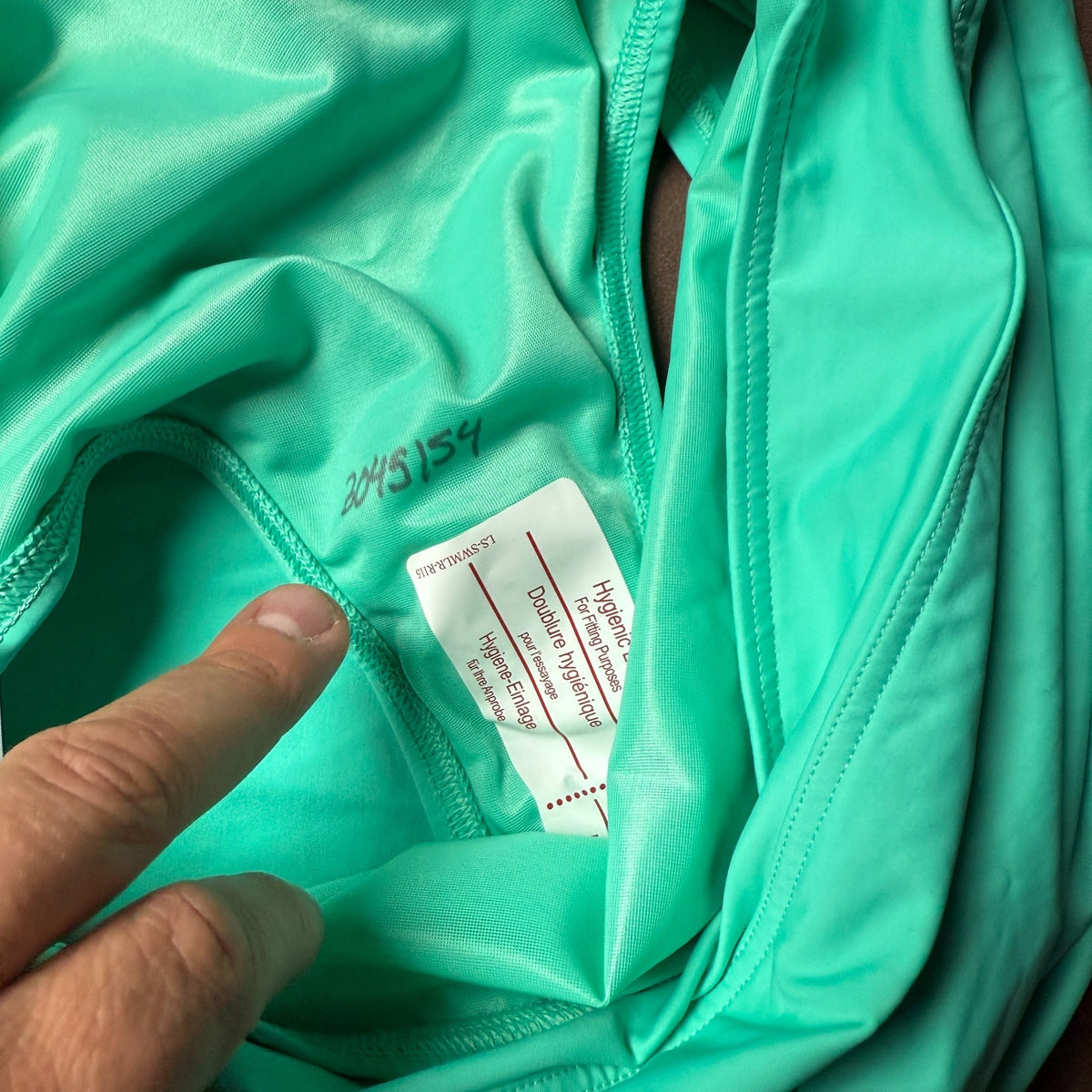 Lands' End Women's 2-14, 4 LONG Tummy Control Swim Skirt Island Aqua