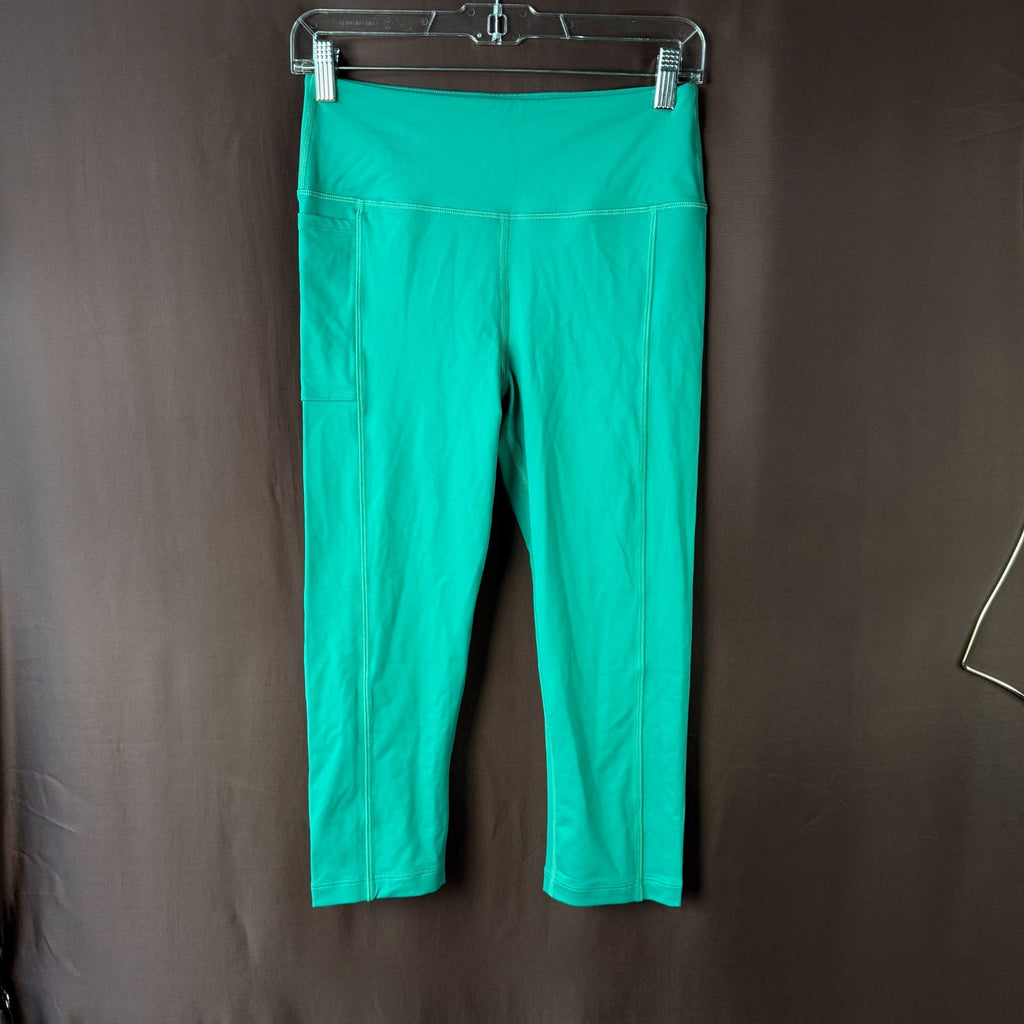 Lands' End Women's XS, S LONG Chlorine Resistant High-Waist Crop Swim Leggings