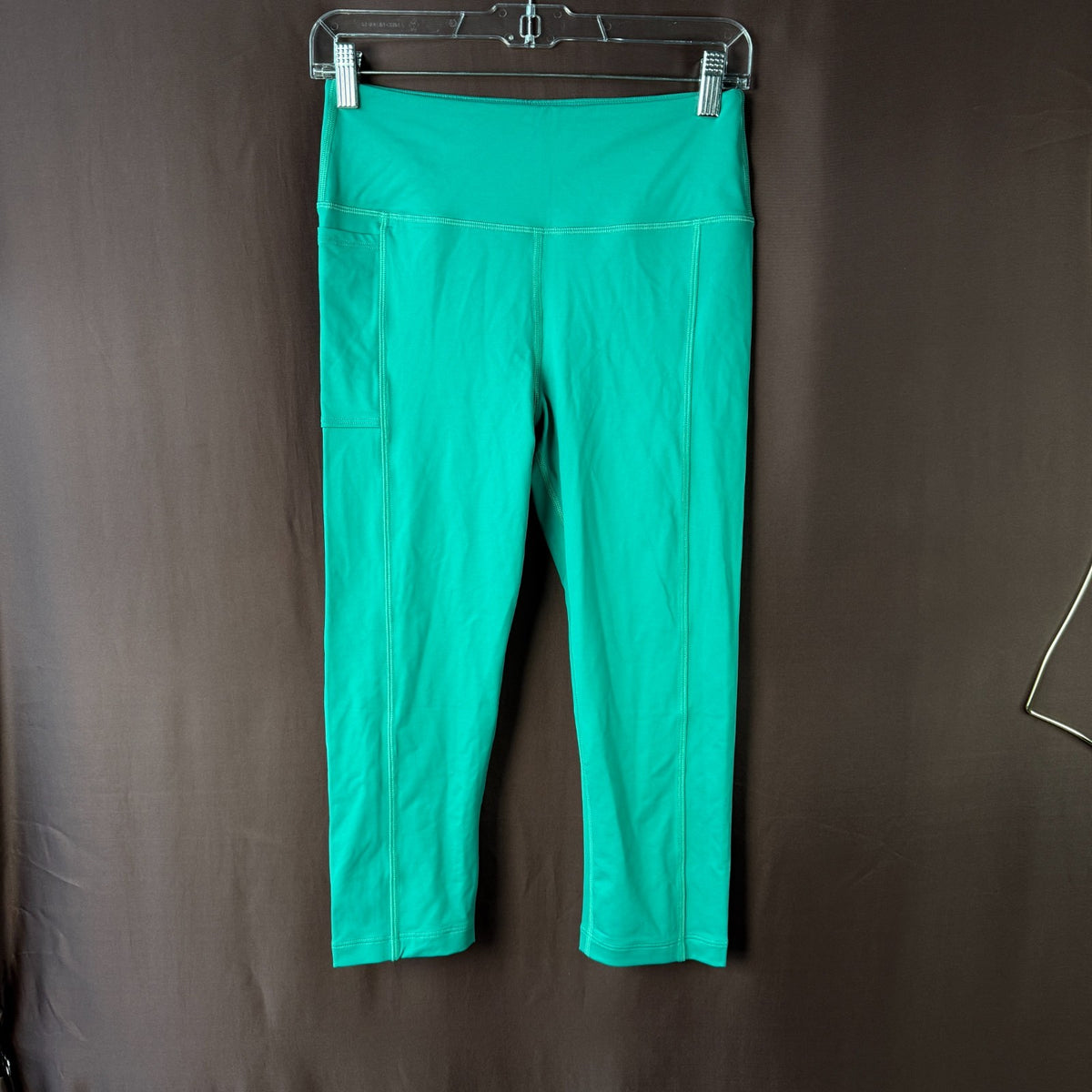 Lands' End Women's XS, S LONG Chlorine Resistant High-Waist Crop Swim Leggings
