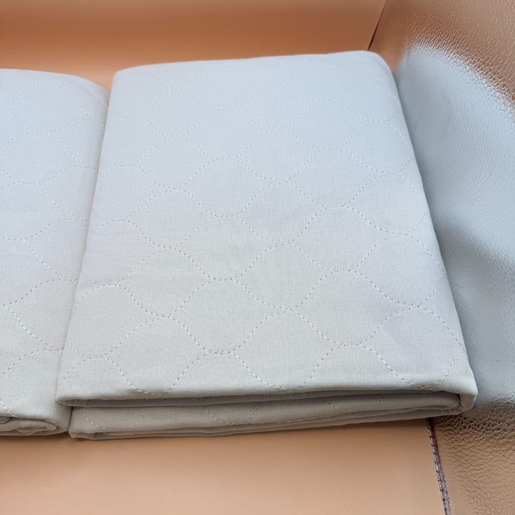 Pack of 2 Careboree Reusable Incontinence Bed Pads Queen 34"x60" Cotton Top, Tuc