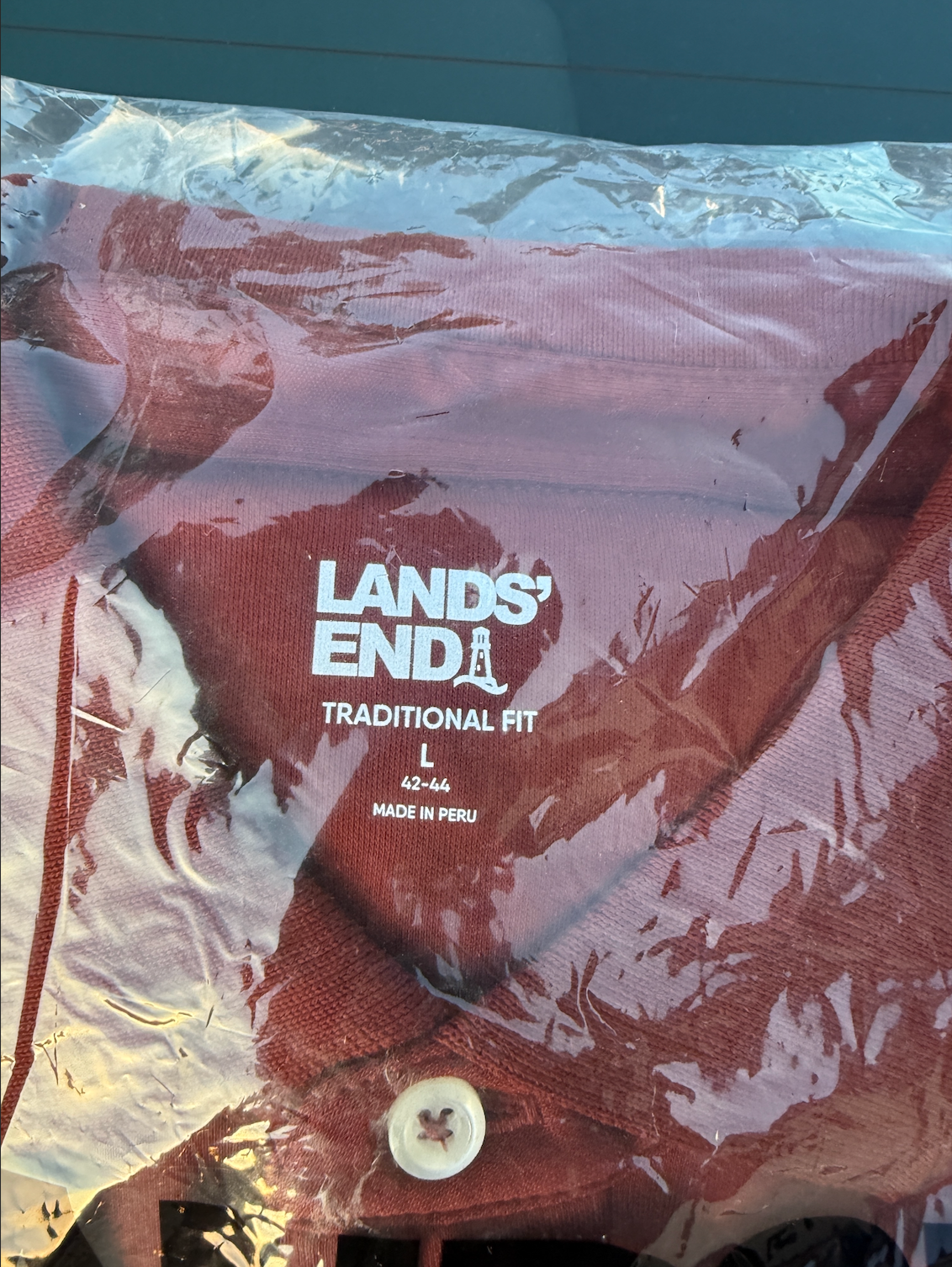 2 Pack Lands' End Premium Men's L Polo Shirt – Long Sleeve, 100% Supima Cotton
