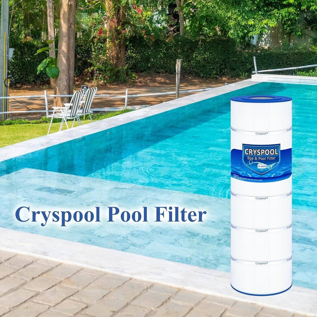 Cryspool CP-08058 Pool Filter Cartridge 125 Sq Ft, Compatible w/ PWWPC125B