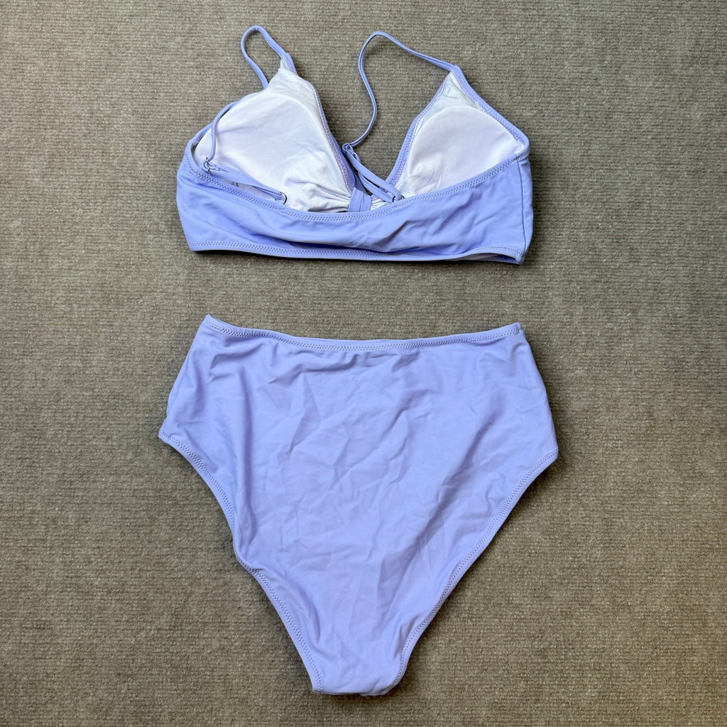 MSRP $39 Honlyps Women's M High Waisted Bikini Set Tummy Control 2 Piece Swims