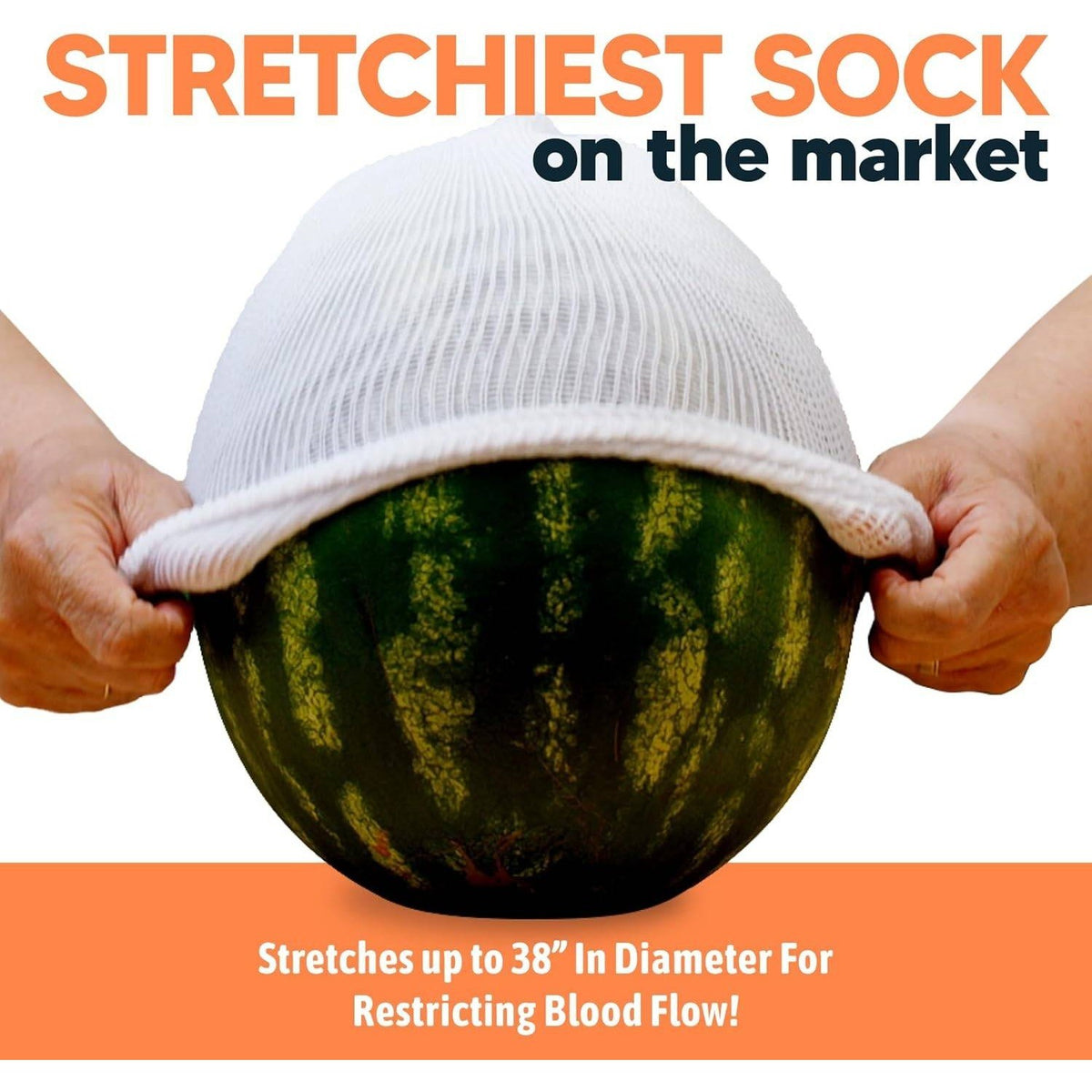 MSRP $26 Viasox L Navy Blue EasyStretch Socks for Men & Women, Non Binding Top