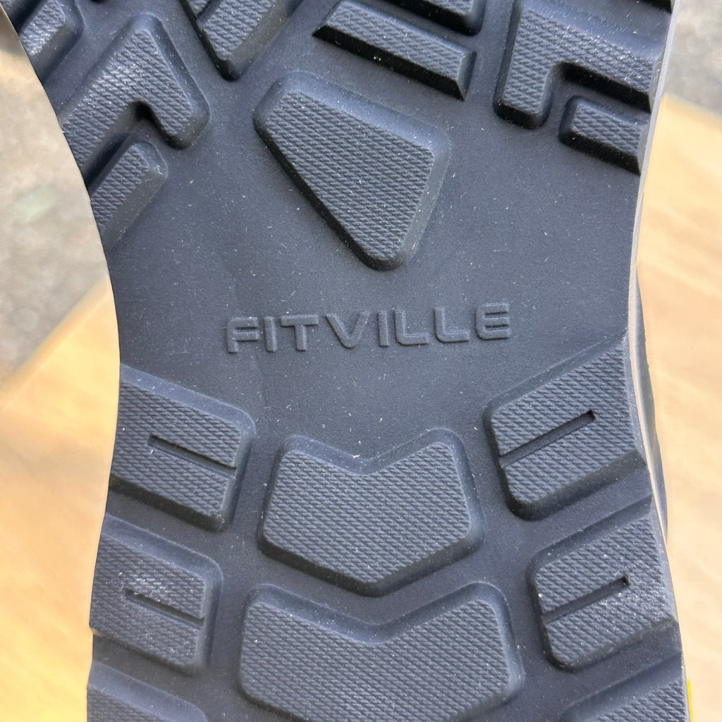 NWT FitVille Men's US 10.5EW Black Explorer Outdoor Slip On V2 Shoes