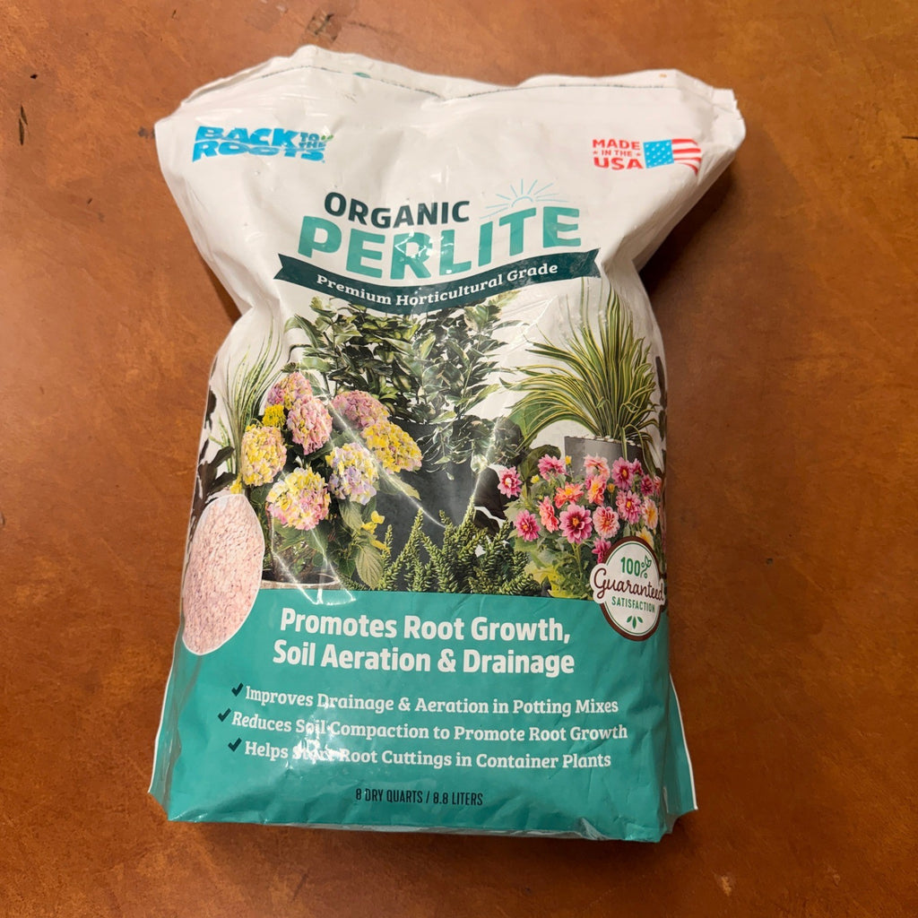 Back to The Roots 100% Organic Perlite 8qt for Indoor and Outdoor Plants