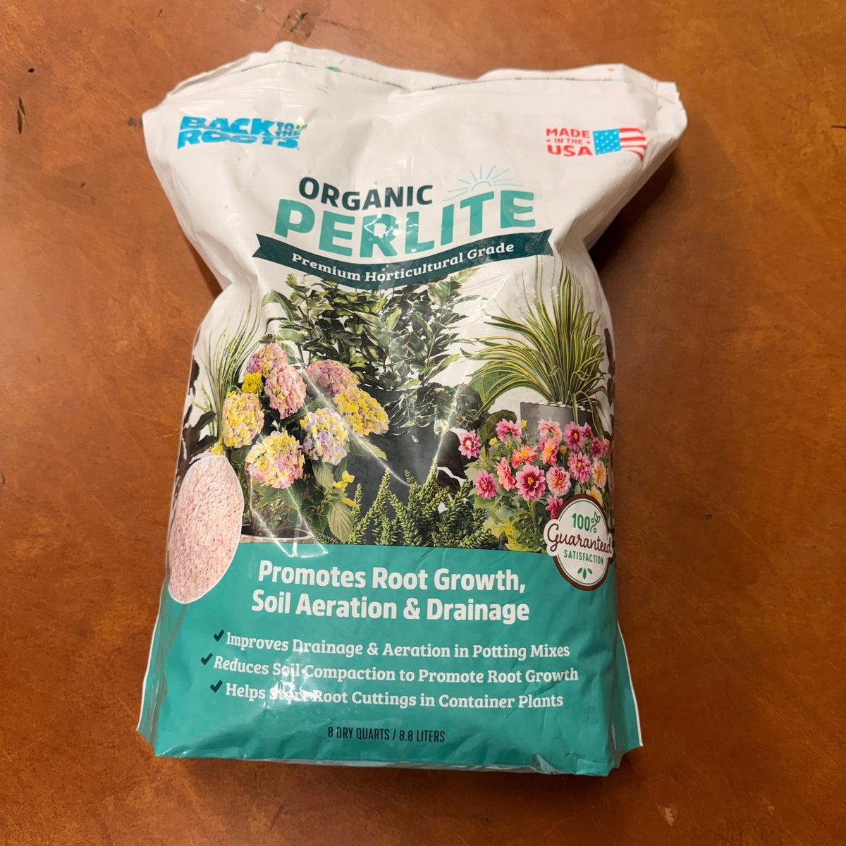Back to The Roots 100% Organic Perlite 8qt for Indoor and Outdoor Plants