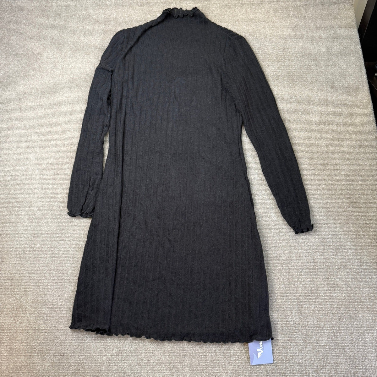MSRP $52 Velvelhall 3 Pack Women's S Long Sleeve Sweater Dresses Ribbed Knit Le