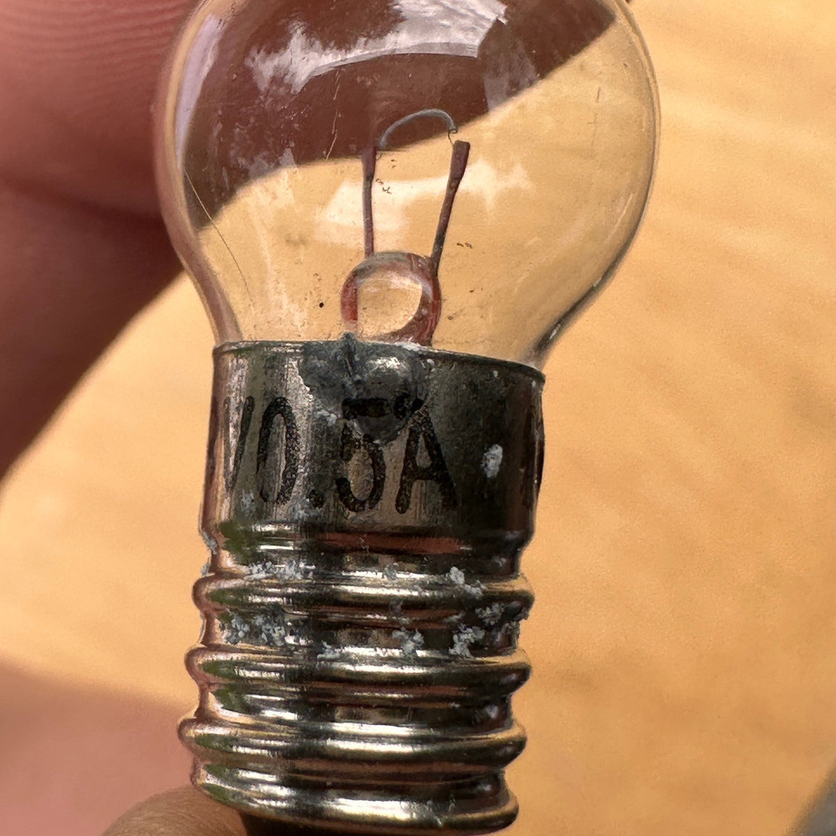 Set of 2 Pack of 10 Miniature Lamps 7-1200-18 Light Bulbs 6.3V 0.5A