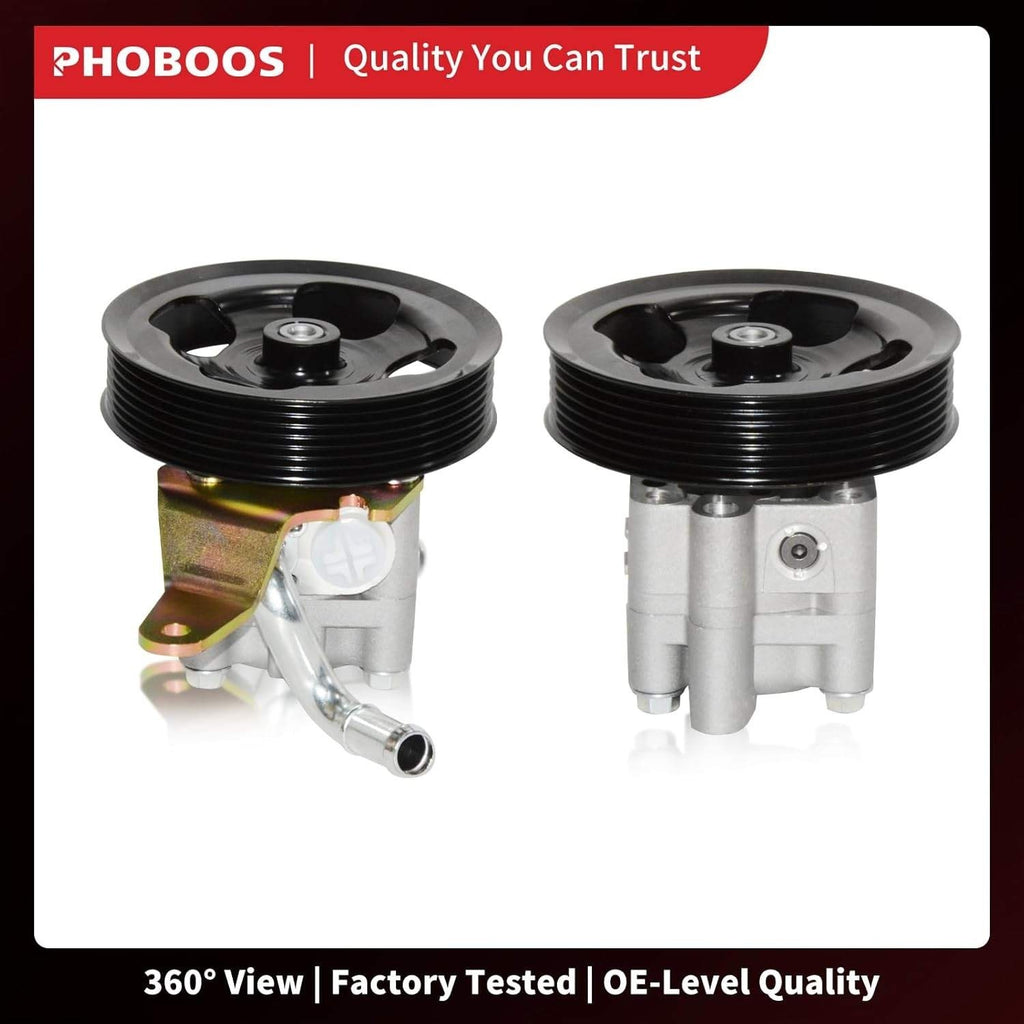 PHOBOOS Power Steering Pump 21-394 For INFINITI 2008-2017 V6 3.5L/3.7L Models
