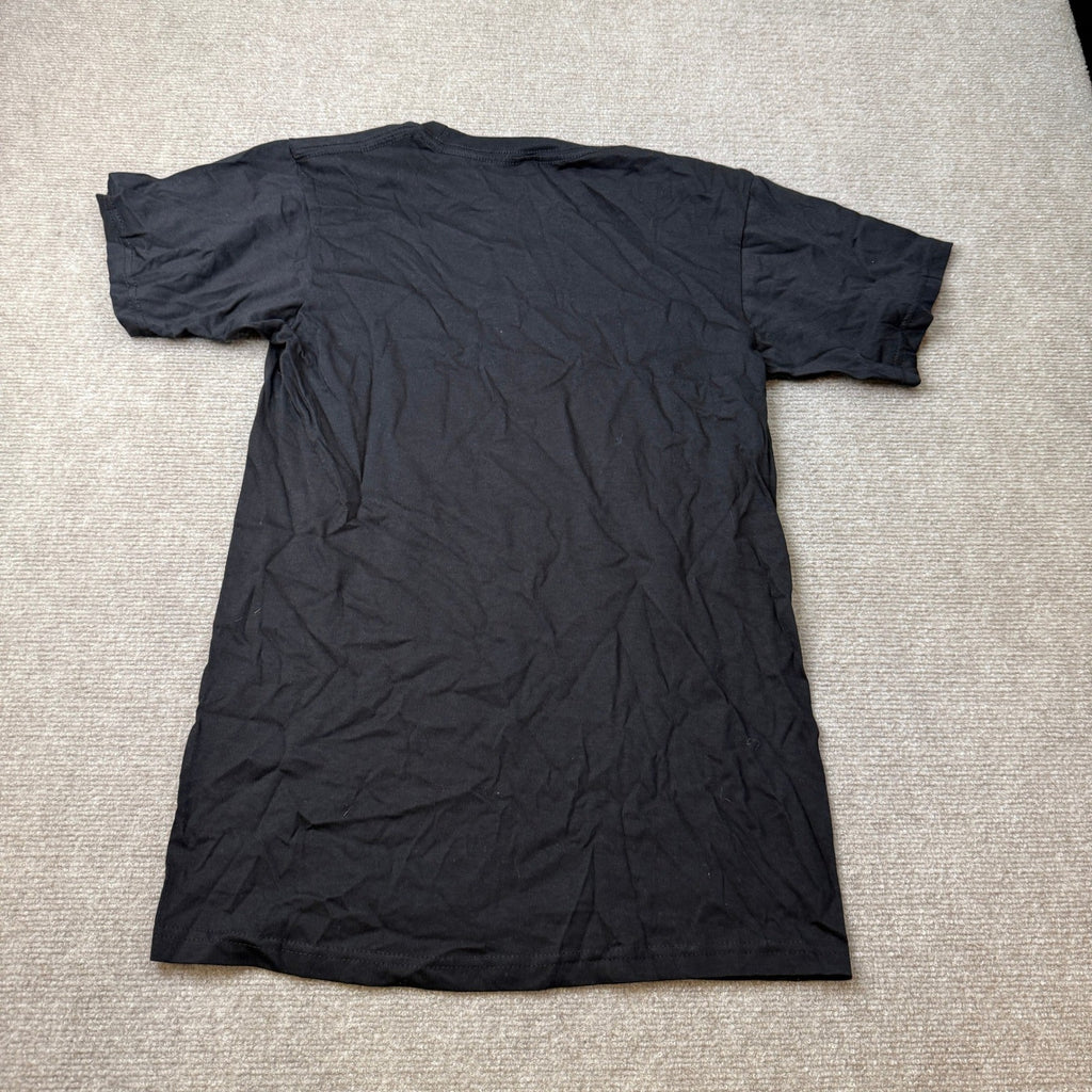 MSRP $20 Novelty Dodge Mens S Petite Black Crew Neck Short Sleeve T-Shirt Regu