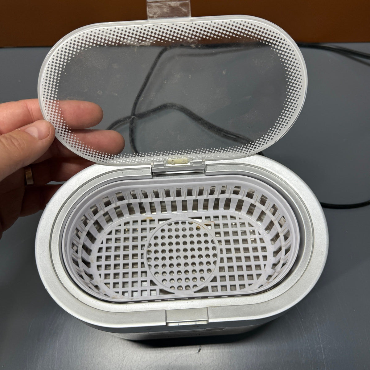 iSonic D2830 Digital Ultrasonic Cleaner 35W Jewelry Eyeglass Coin Cleaner