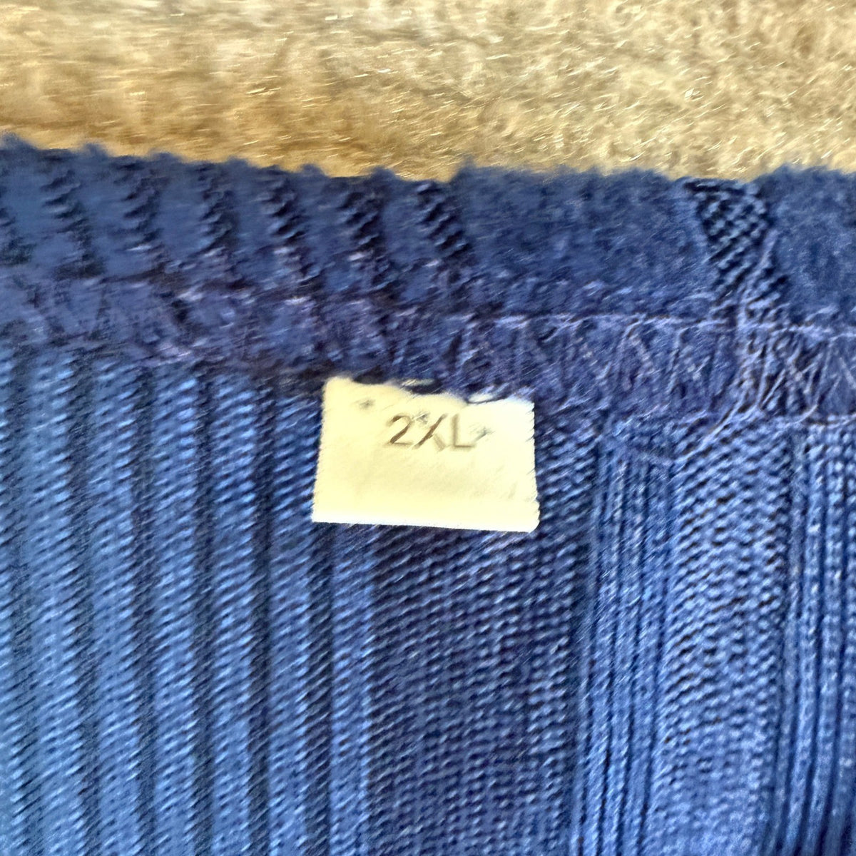 Women's XXL Navy Lightweight Long Sleeve Knit Dressy Casual Cardigan with Pocket