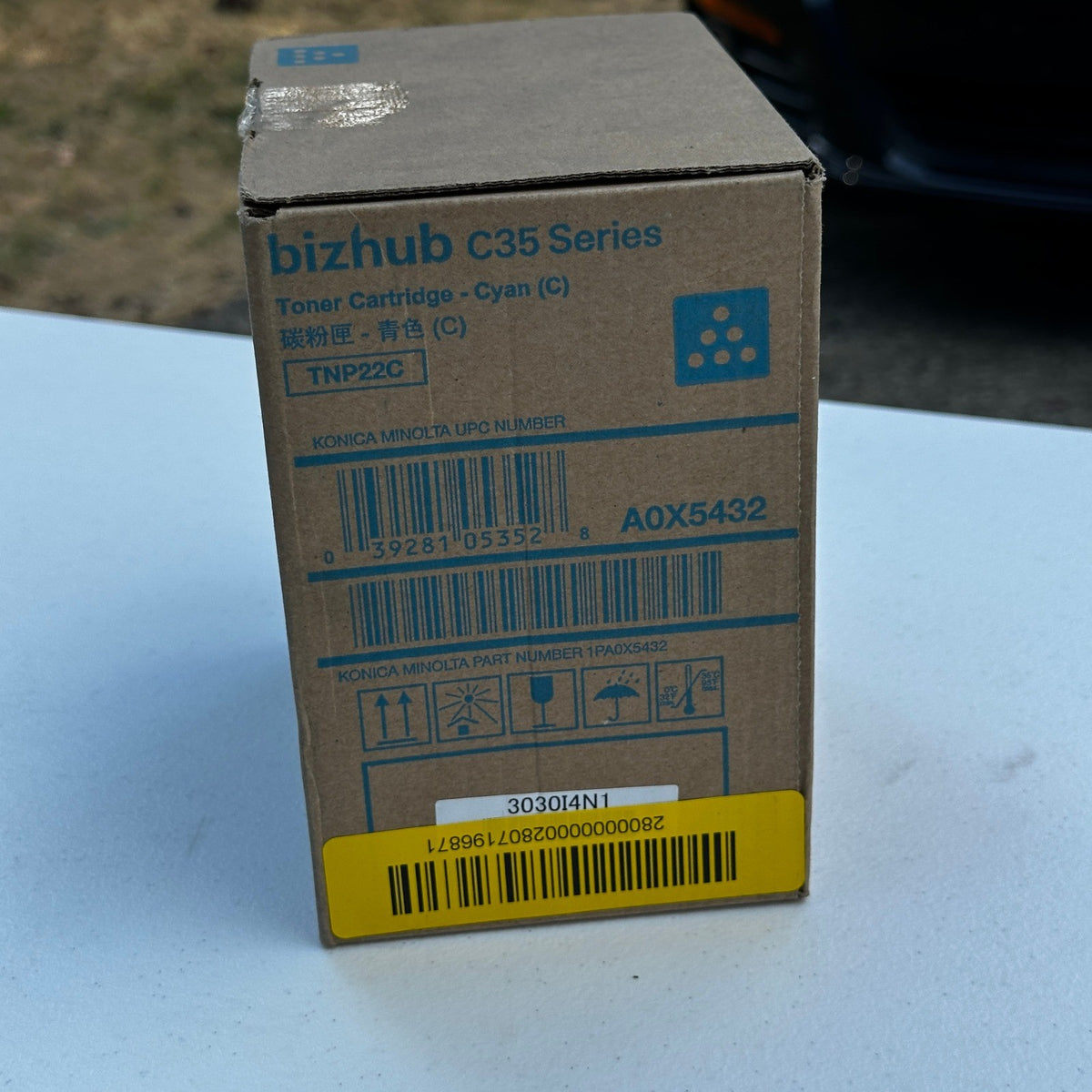 Genuine Konica Minolta TNP22C Cyan Toner Cartridge A0X5432 bizhub C35 Series