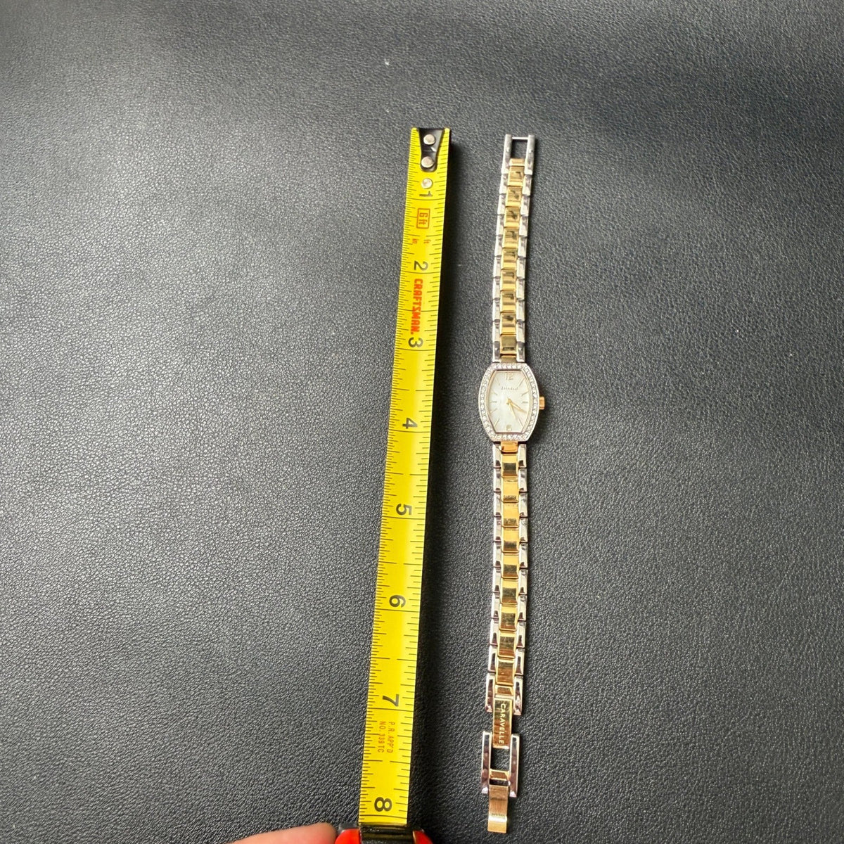 Caravelle by Bulova 45L168 Women's Two Tone Dress Mini Quartz Watch New Battery