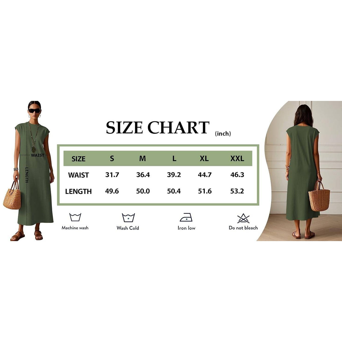 MSRP $20 TZDNI Women's M Black Summer Maxi Long Dress Mock Neck Sleeveless