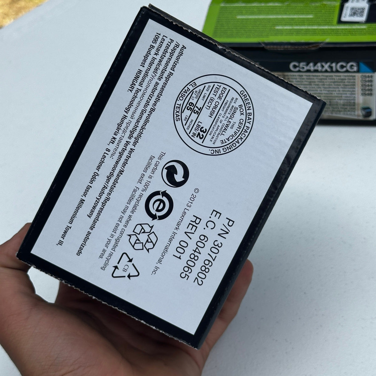 Set of 2 Lexmark C544X1CG Cyan Extra High Yield Toner Cartridge
