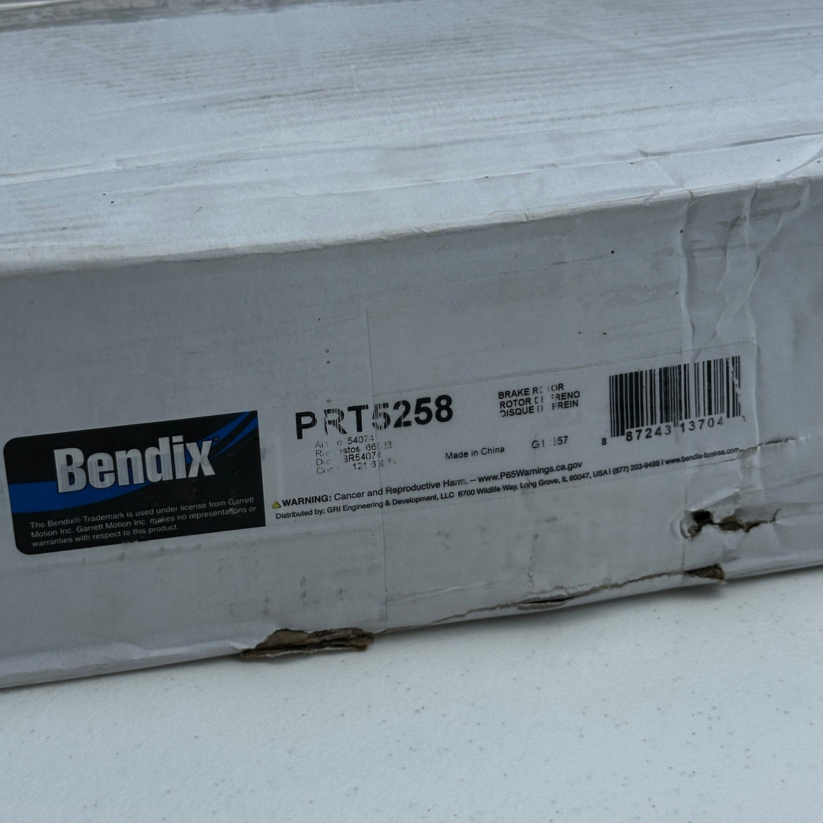 Bendix Premium PRT5258 Rear Brake Rotor for Ford Excursion 2005-2000, F-250 Sup
