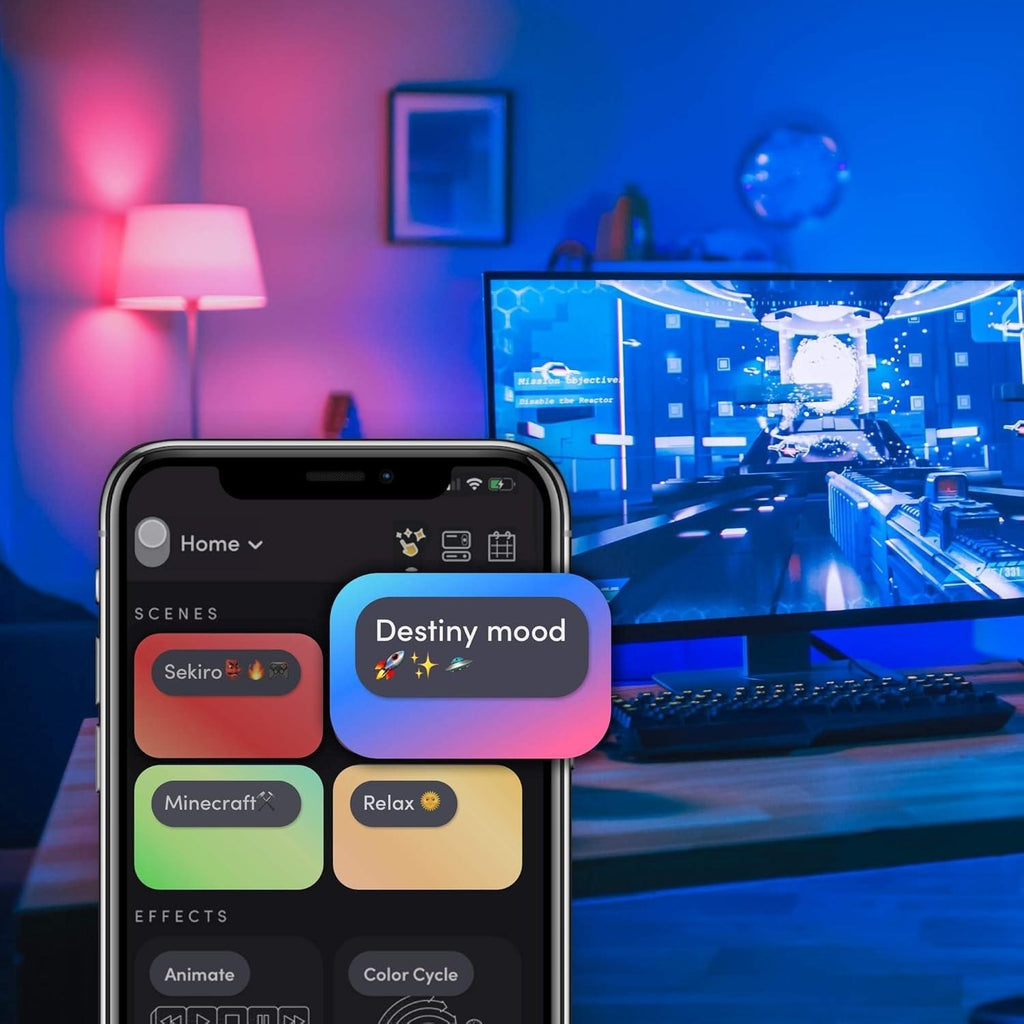 LIFX Color, A19 1100 lumens, Wi-Fi Smart LED Light Bulb, Billions of Colors and