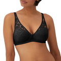 MSRP $48 Bali Breathe Womens 3XL Black Cotton Modal Wireless T-Shirt Bra DF7594